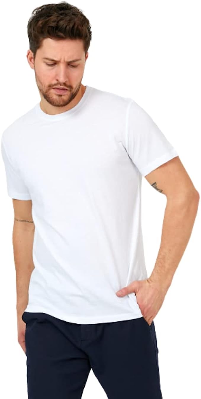 Men's Short Sleeve Crewneck T-Shirt in Combed Turkish Cotton - Wear Sierra