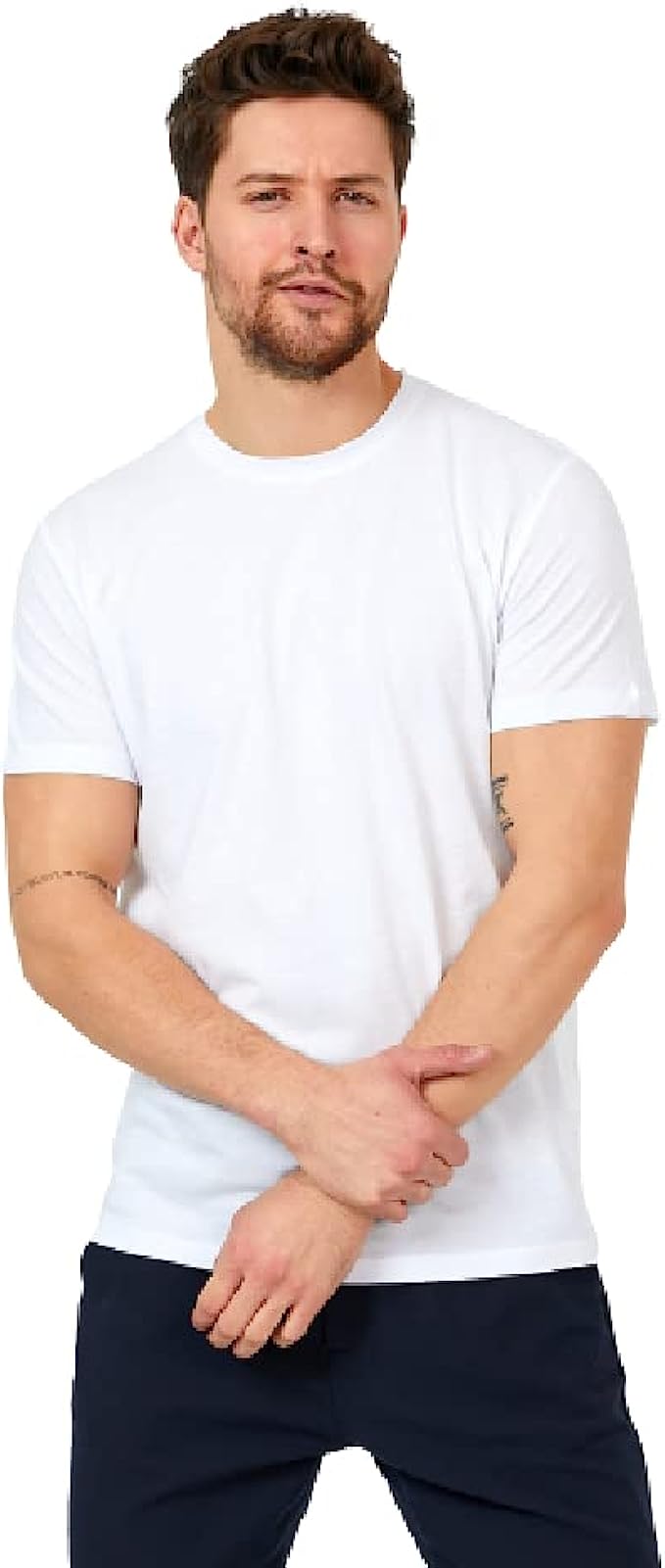 Men's Short Sleeve Crewneck T-Shirt in Combed Turkish Cotton - Wear Sierra