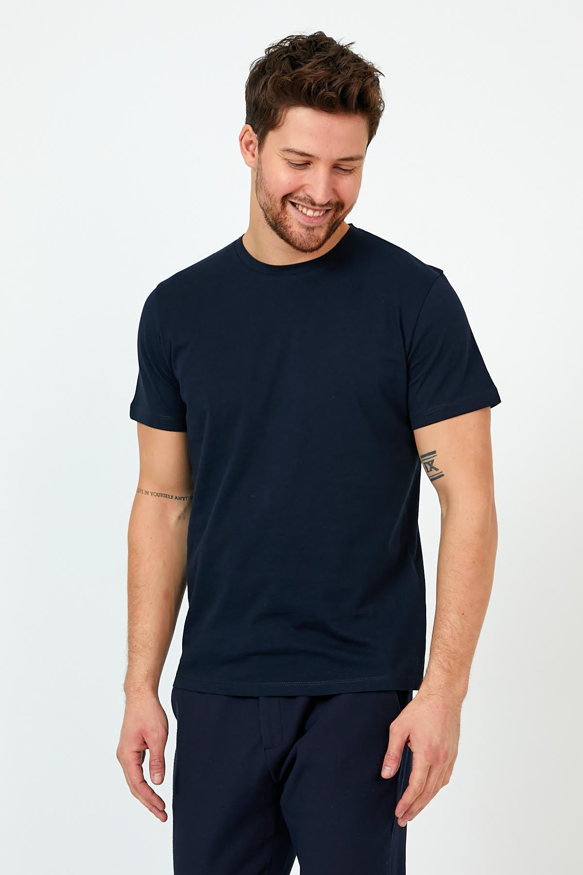Men's Short Sleeve Crewneck T-Shirt in Combed Turkish Cotton - Wear Sierra