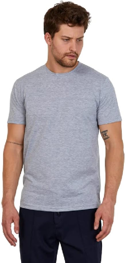 Men's Short Sleeve Crewneck T-Shirt in Combed Turkish Cotton - Wear Sierra
