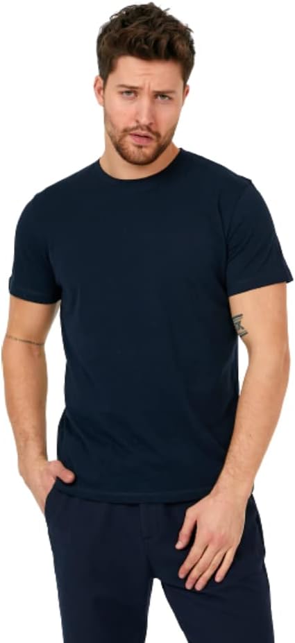 Men's Short Sleeve Crewneck T-Shirt in Combed Turkish Cotton - Wear Sierra