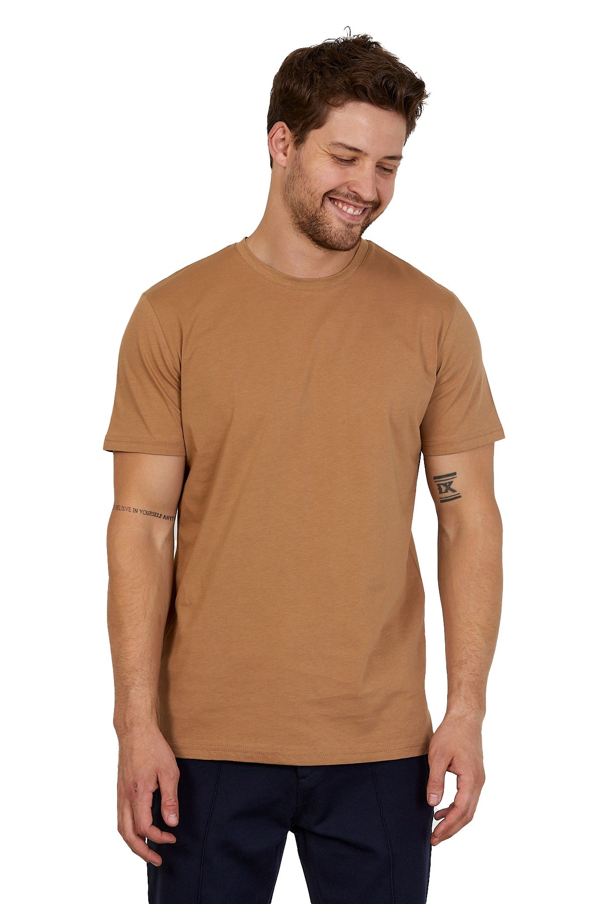 Men's Short Sleeve Crewneck T-Shirt in Combed Turkish Cotton - Wear Sierra