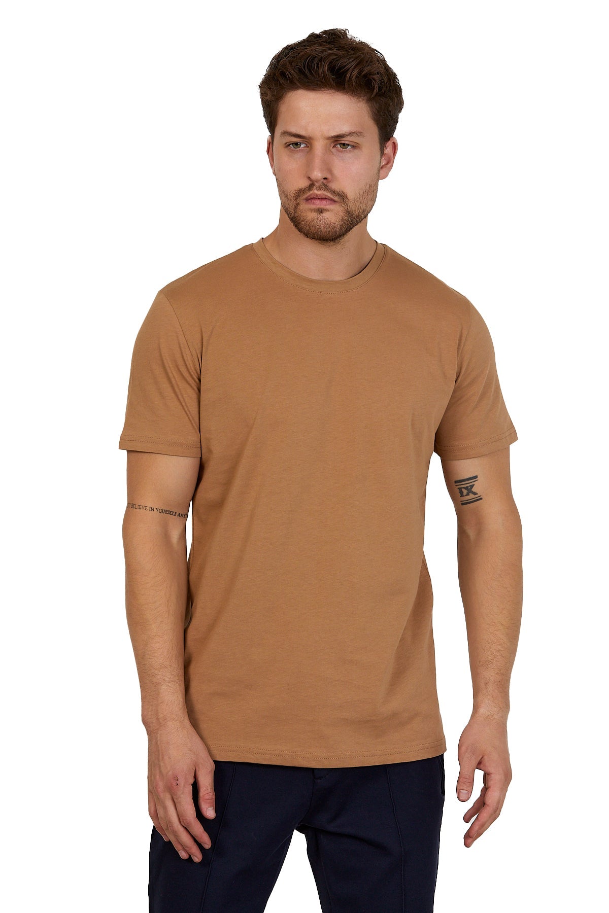Men's Short Sleeve Crewneck T-Shirt in Combed Turkish Cotton - Wear Sierra