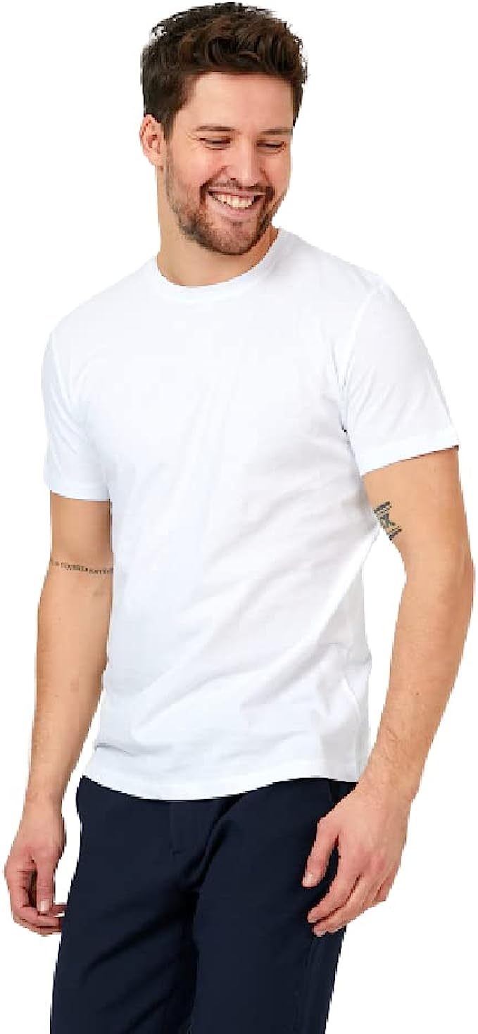 Men's Short Sleeve Crewneck T-Shirt in Combed Turkish Cotton - Wear Sierra