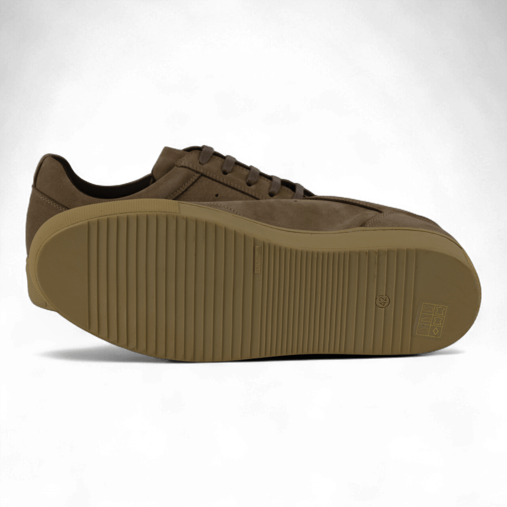 Men's Stylish Nubuck Leather Sneakers - Great for Casual Wear (Zinn Style) - Wear Sierra