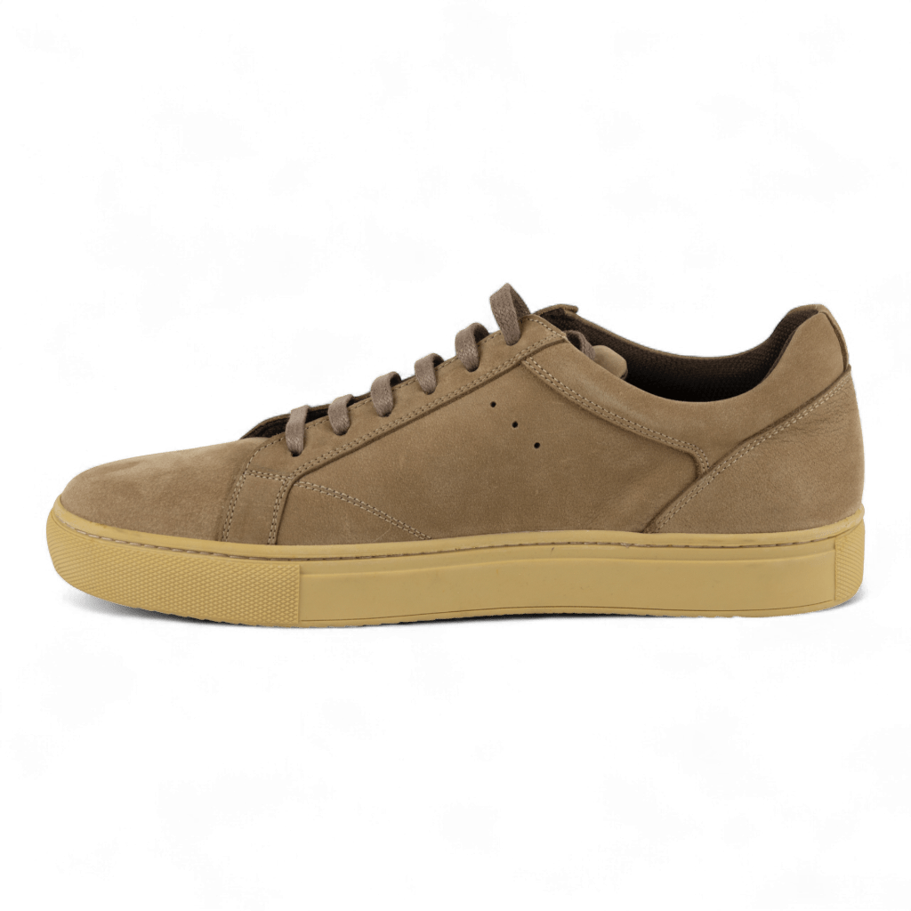 Men's Stylish Nubuck Leather Sneakers - Great for Casual Wear (Zinn Style) - Wear Sierra