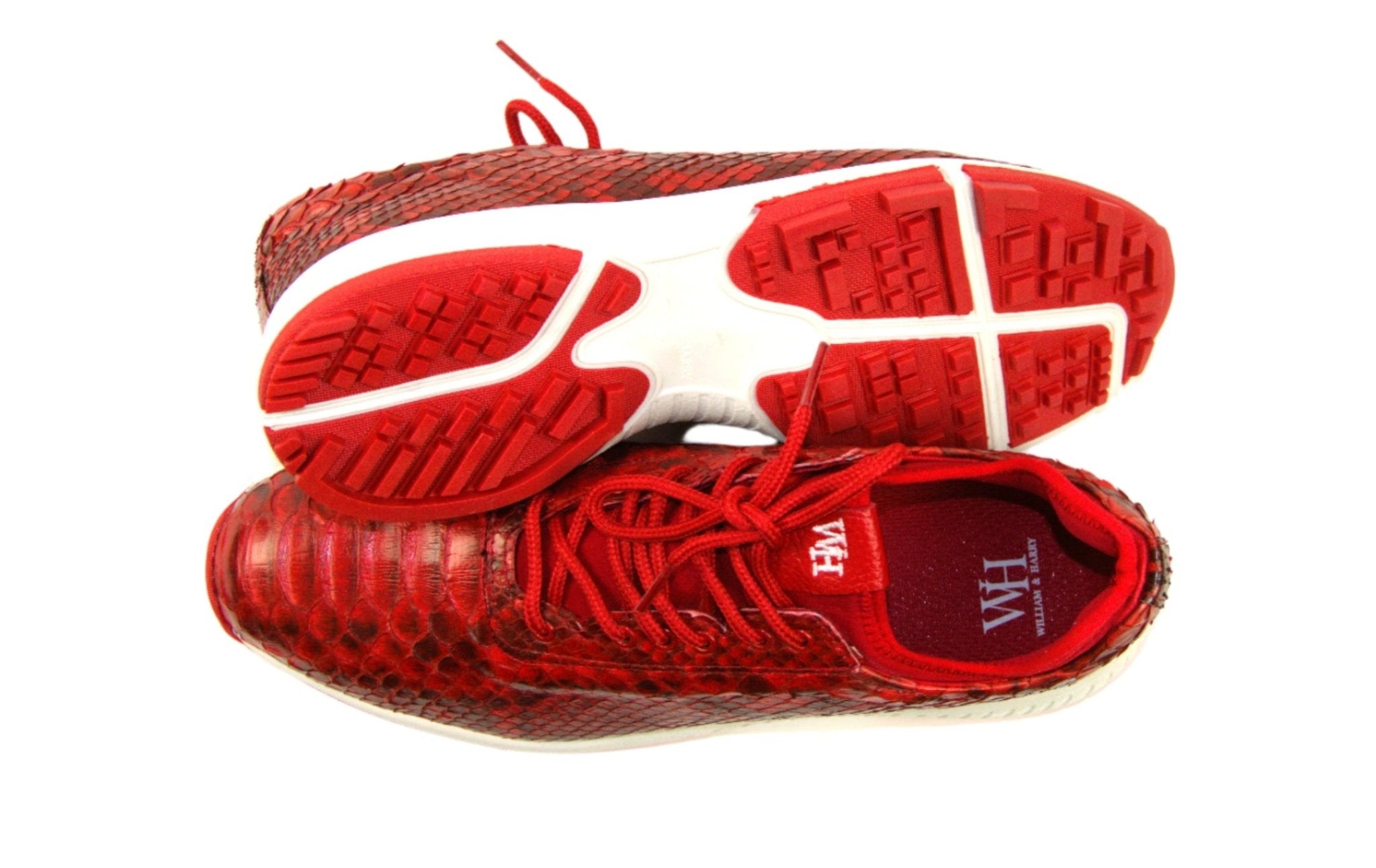 Men's Viper - Python Golf Shoes in Red - Wear Sierra