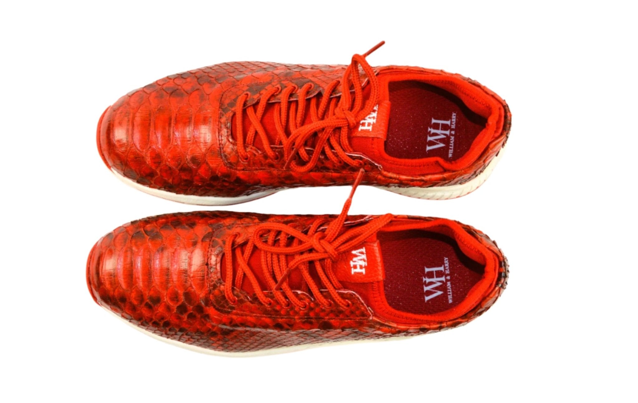 Men's Viper - Python Golf Shoes in Red - Wear Sierra