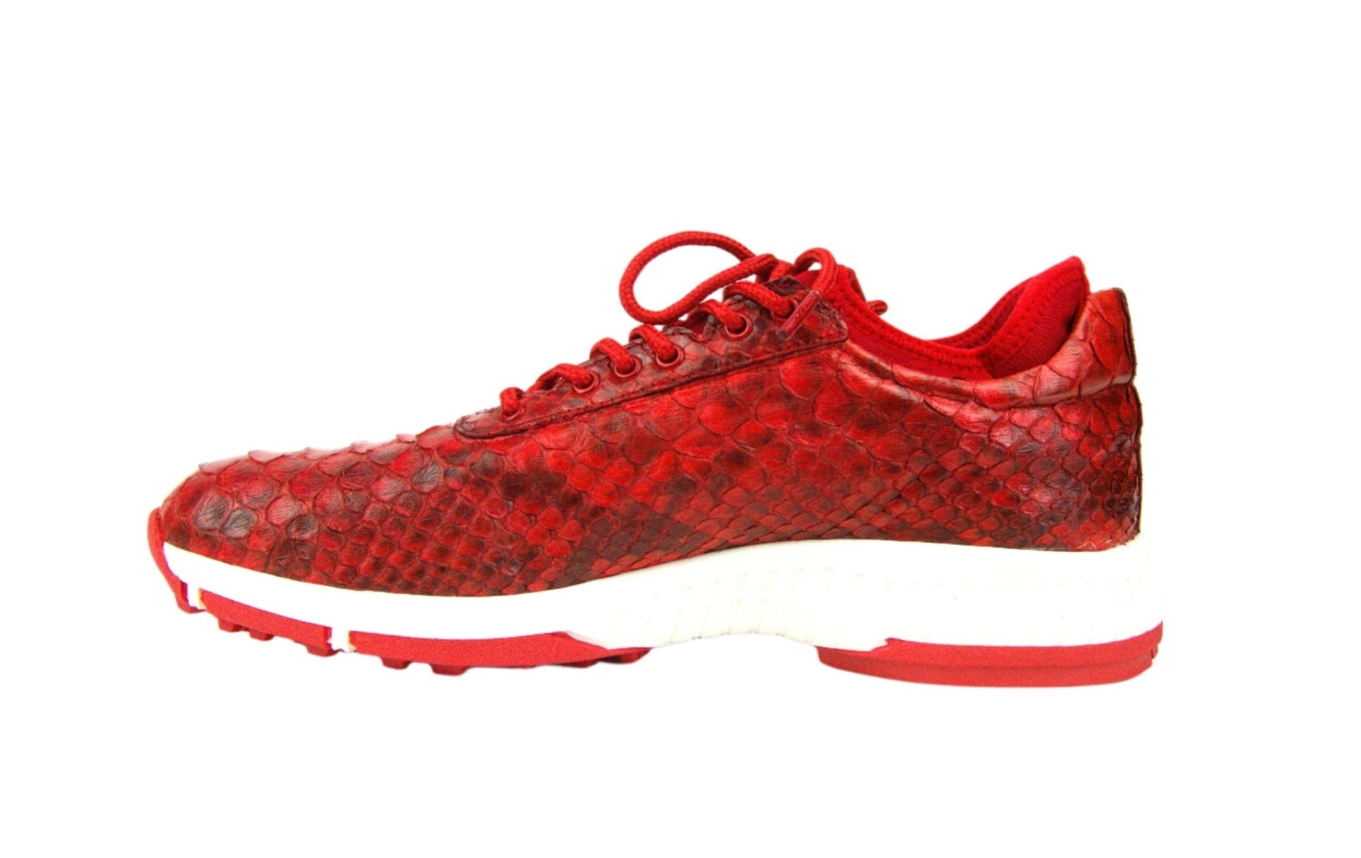 Men's Viper - Python Golf Shoes in Red - Wear Sierra