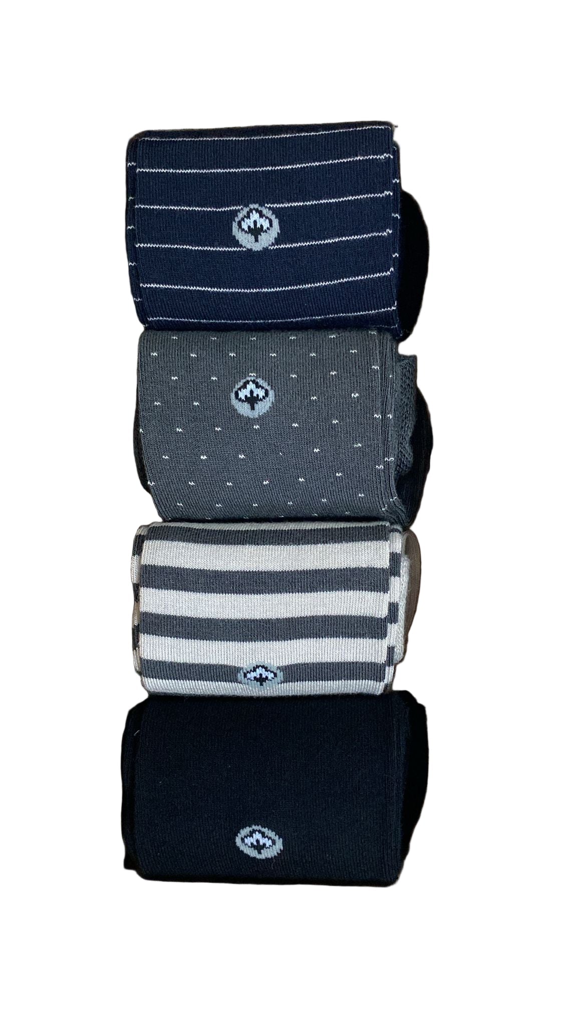 Men’s Viscose Crew Dress Socks – Breathable, Soft & Silky Comfort - 4 Pair Boxed Set - Ready for Gift Giving! - Wear Sierra