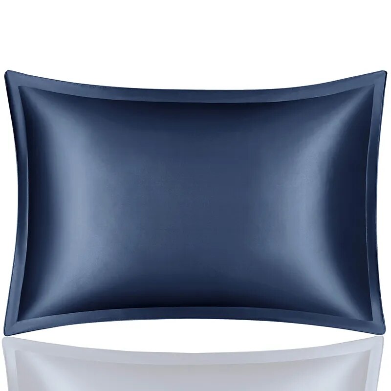 Mulberry Silk Queen Pillowcase for Healthy Skin and Hair - Natural Cooling Silk
