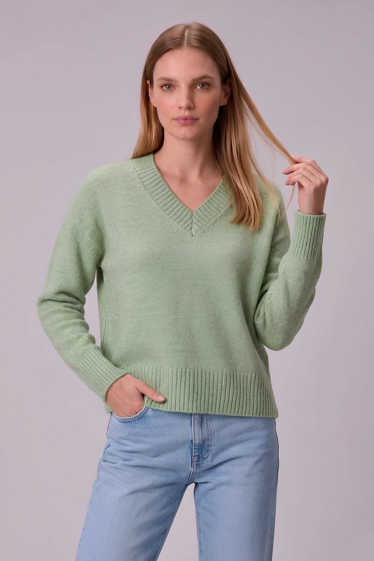 Women's V-Neck Sweater