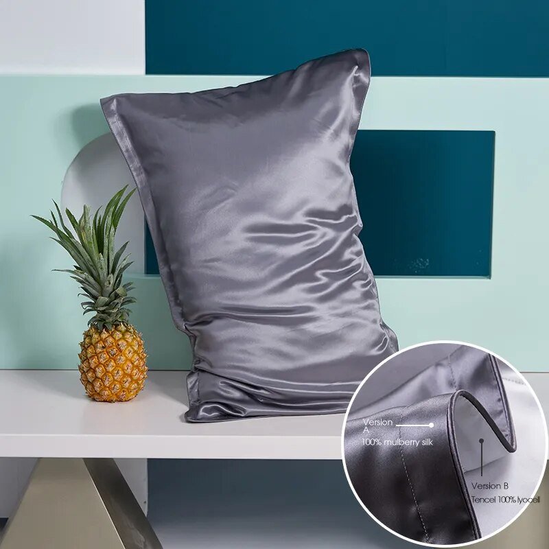 Mulberry Silk King Pillowcase for Healthy Skin and Hair - Natural Cooling Silk - Wear Sierra