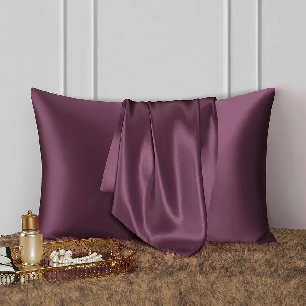 Mulberry Silk King Pillowcase for Healthy Skin and Hair - Natural Cooling Silk - Wear Sierra