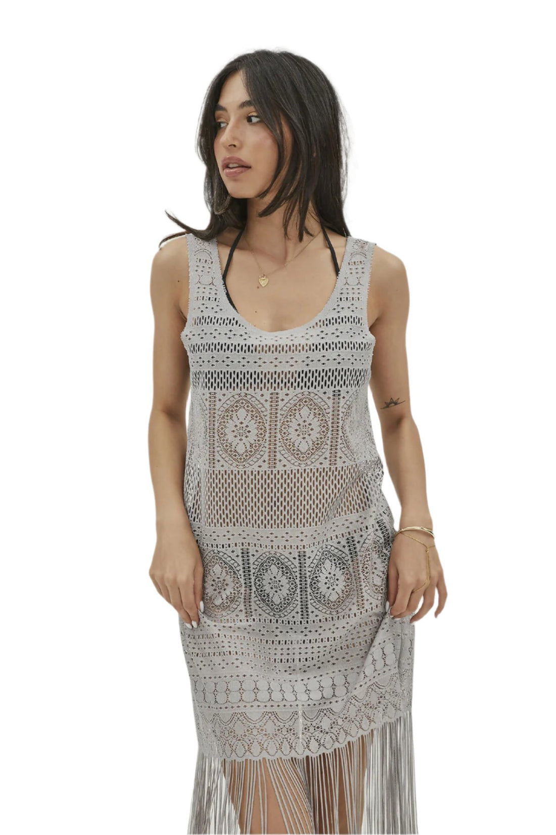 Beautiful Long Women's Beach Dress, Cover Up Dress for Lake, Pool, Beach, Cruise