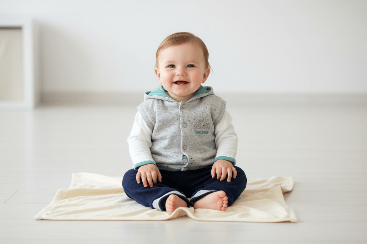 Newborn, Infant & Toddler Animal Theme (Turtle) 3-Piece Hoodie Jacket Set for Little Boys & Girls - Wear Sierra