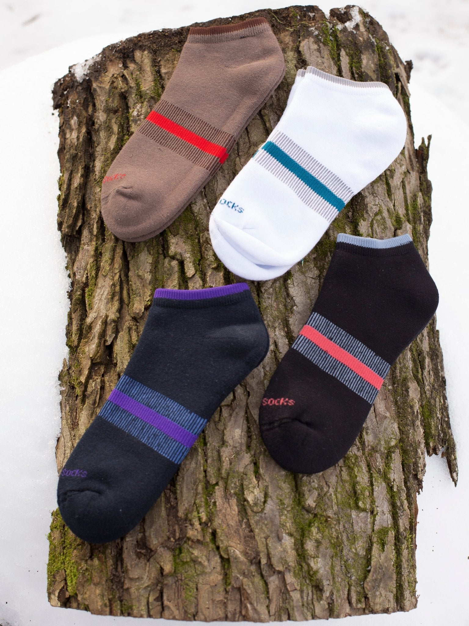 No-Show Cushioned Ankle Socks with Arch Support for Women - Wear Sierra