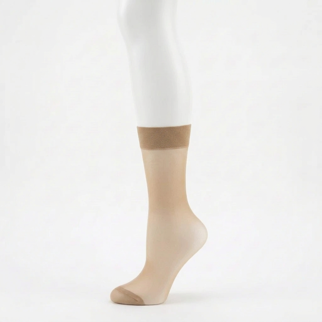 Women's Sheer Ankle Highs 6-Pack Regular & Queen Sizes