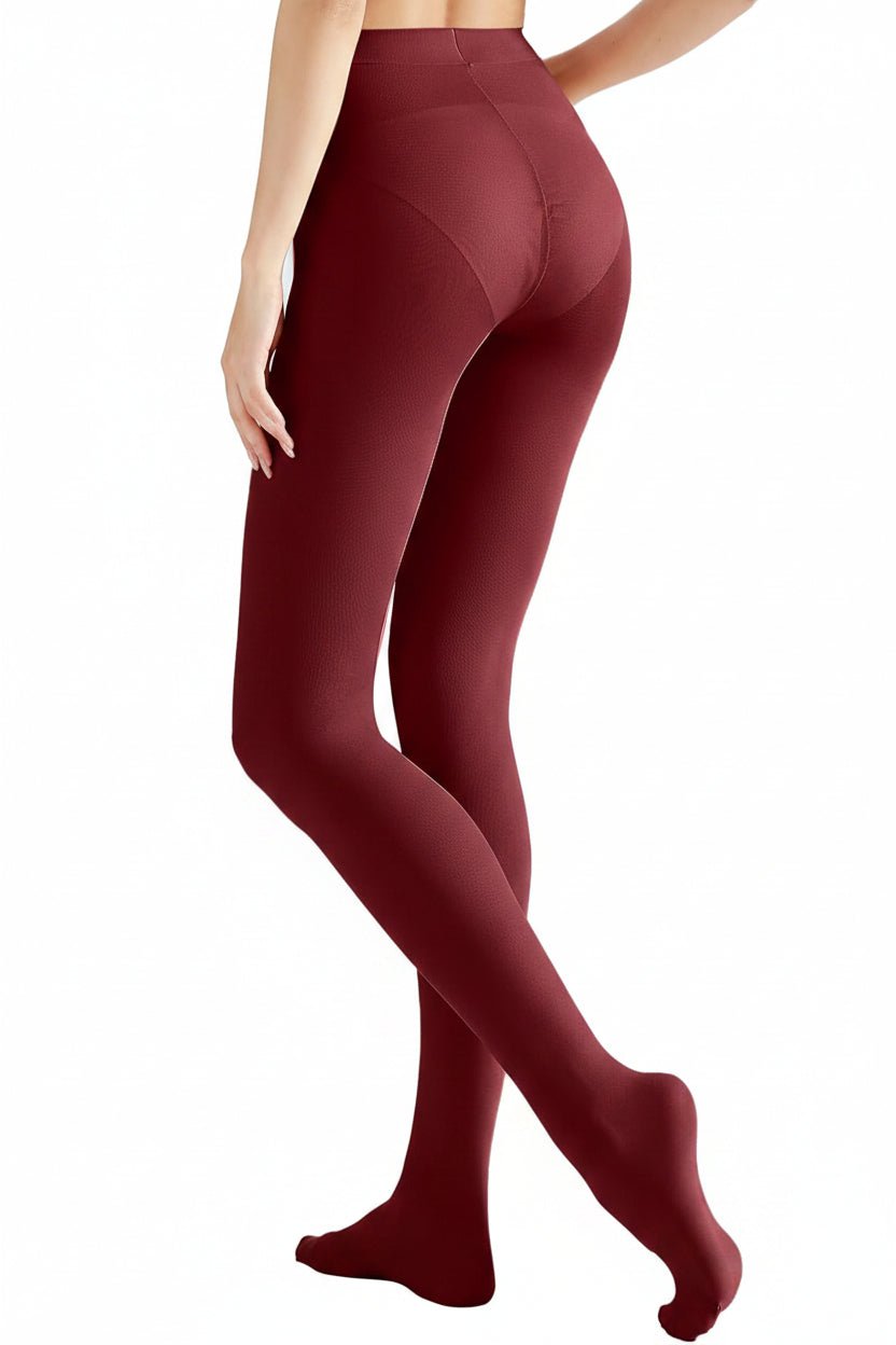 Nylon Tights for Women in Maroon - Perfect for Daily Wear, Nurses & Teachers in 1 Pair Packs - Wear Sierra