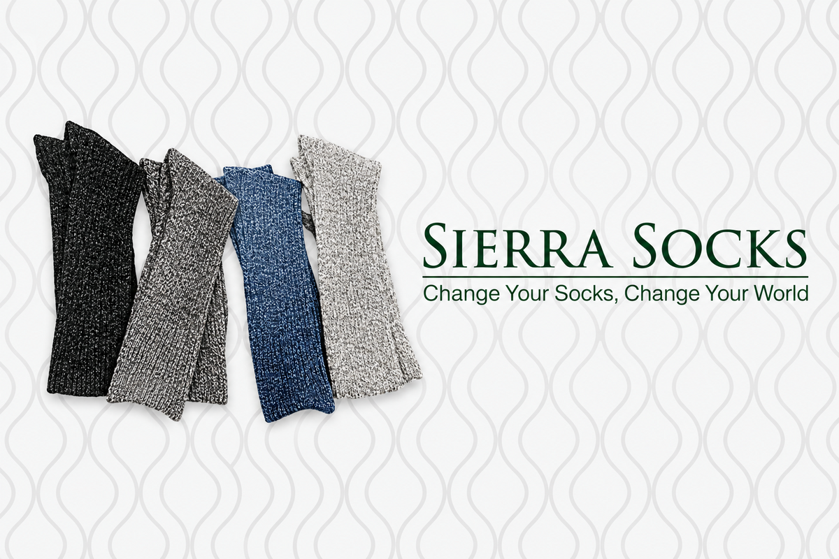 Over-The-Knee Wool Blend Socks for Women - Great for Outdoor Activities, Hiking, Skiing, Yard Work - Wear Sierra