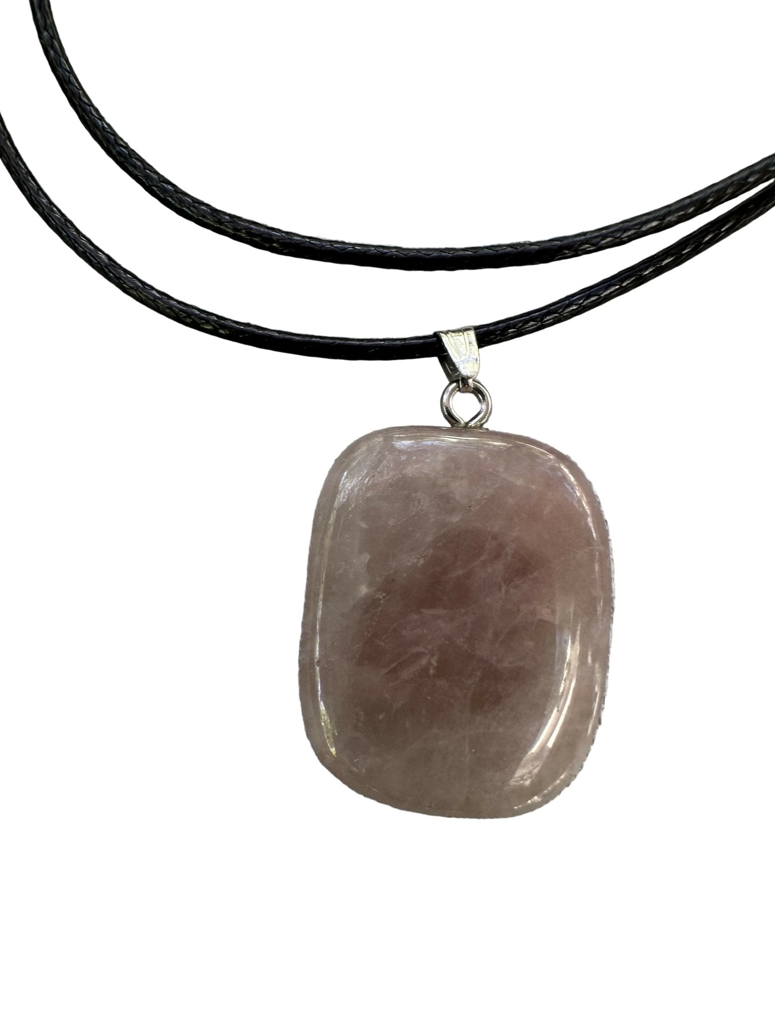 Pink Quartz Natural Stone Bracelet with Matching Necklace - Wear Sierra