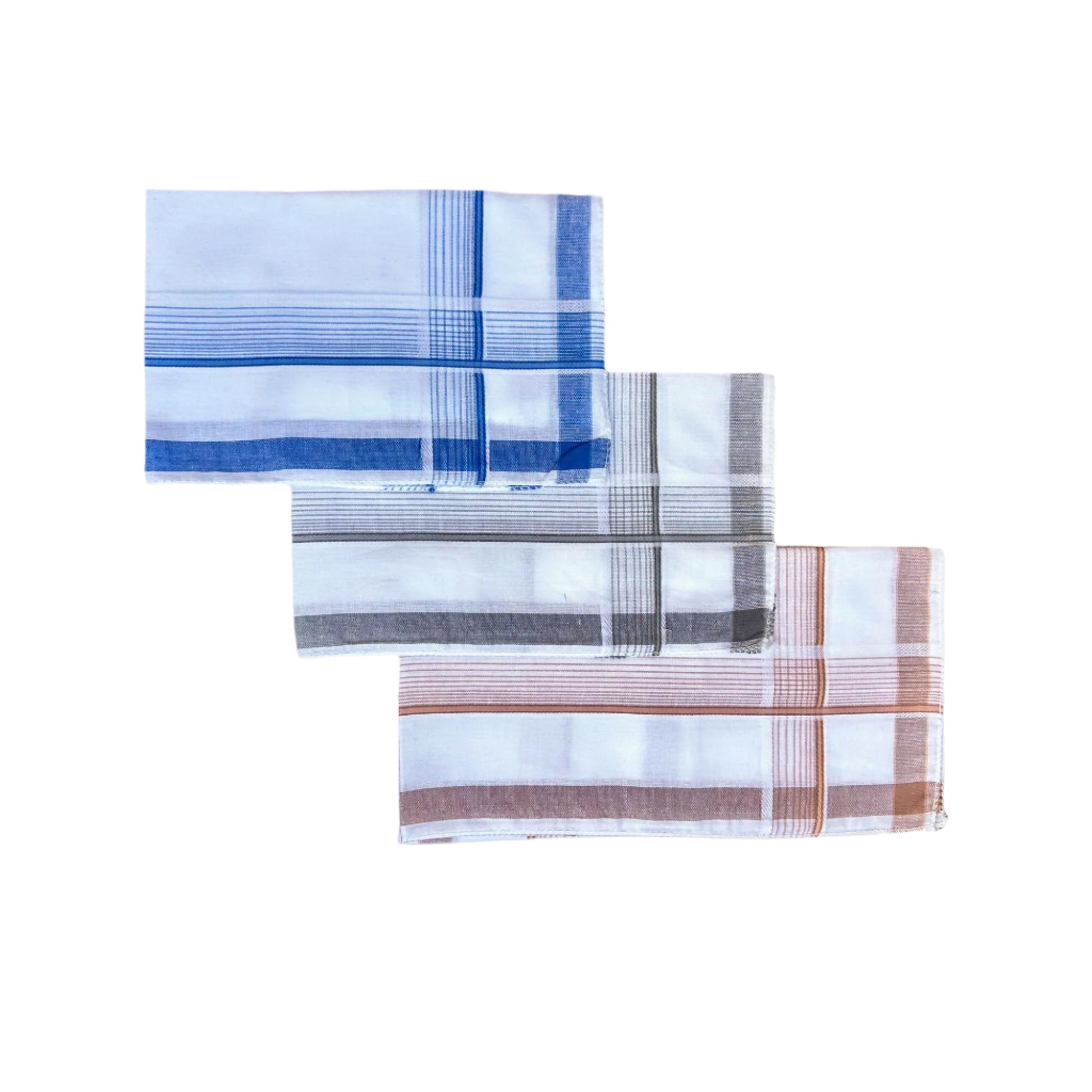 Premium Men’s Handkerchiefs – 100% Turkish Cotton (12-Pack) Soft, All-Cotton Hankies for Dad, Grandad and Mom - Wear Sierra