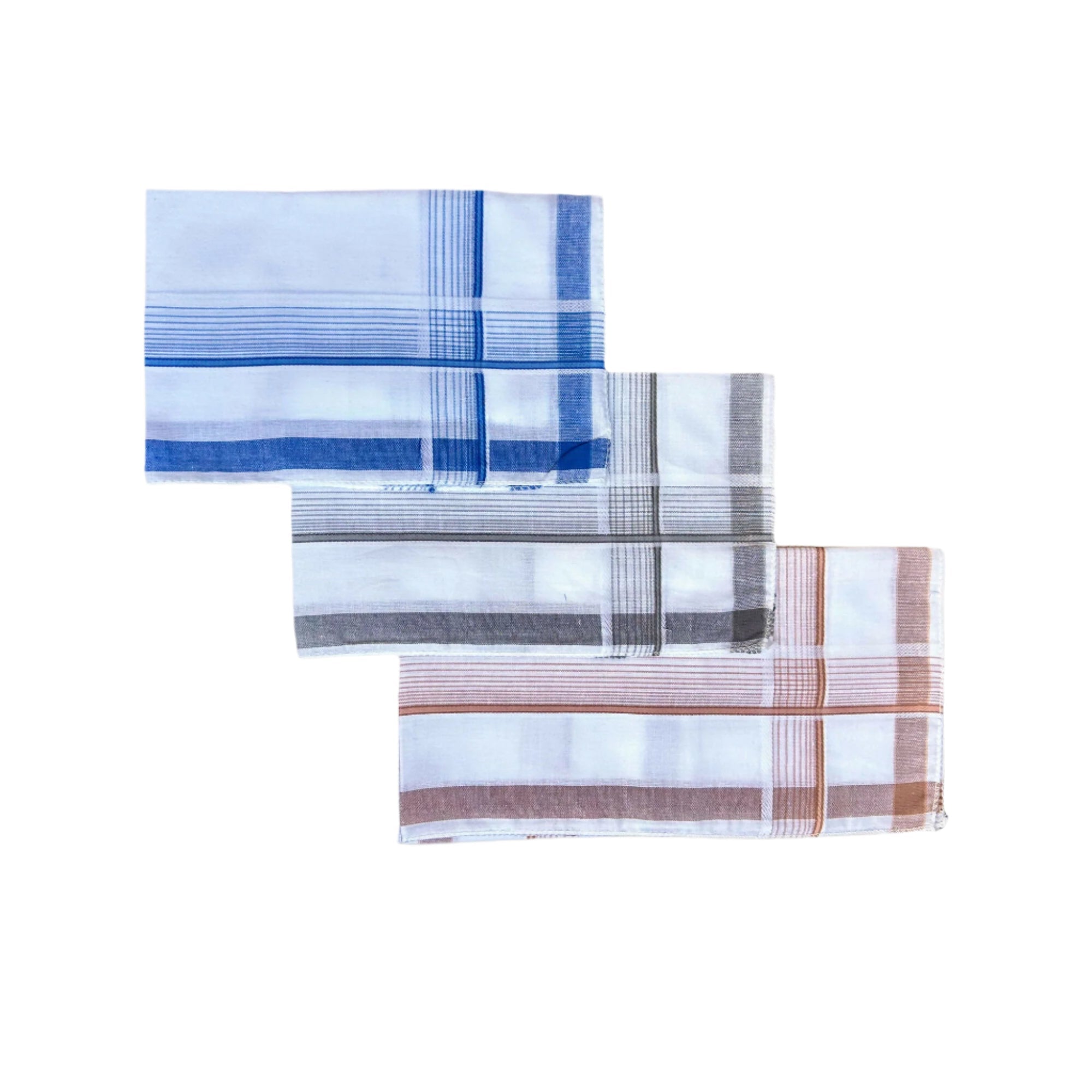 Premium Men’s Handkerchiefs – 100% Turkish Cotton (12-Pack) Soft, All-Cotton Hankies for Dad, Grandad and Mom - Wear Sierra