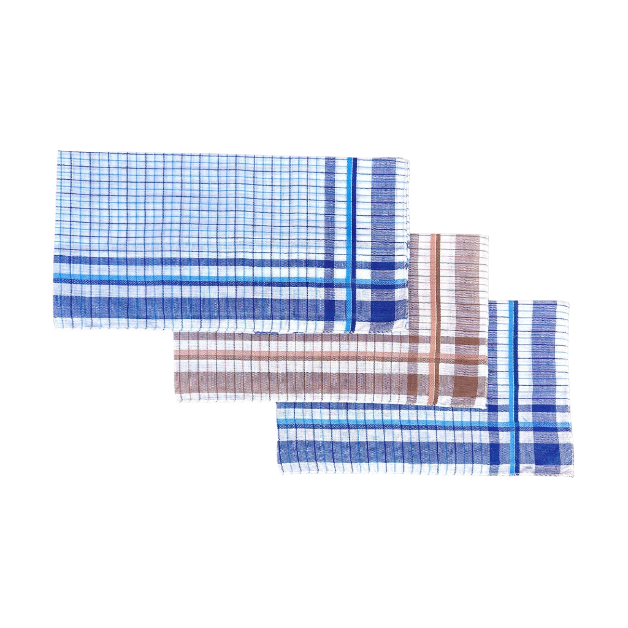 Premium Men’s Handkerchiefs – 100% Turkish Cotton (12-Pack) Soft, All-Cotton Hankies for Dad, Grandad and Mom - Wear Sierra