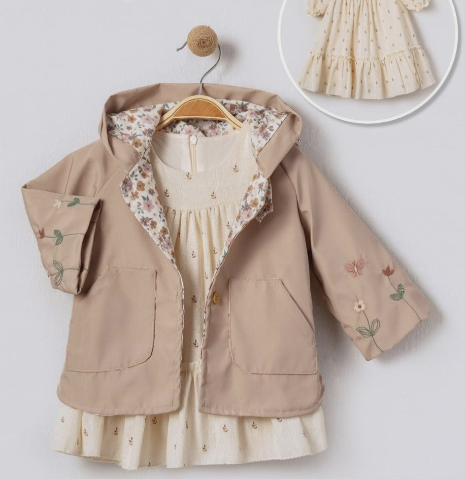 Video for Adorable Little Girls' Dress - Perfect for Dressy Event, Summer and Fall 2-Piece Girls' Outfit