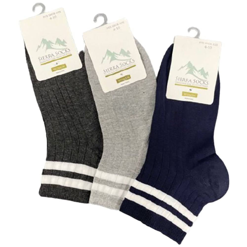 Rayon Ladies Quarter Hi Performance Socks Multi-Packs - Wear Sierra