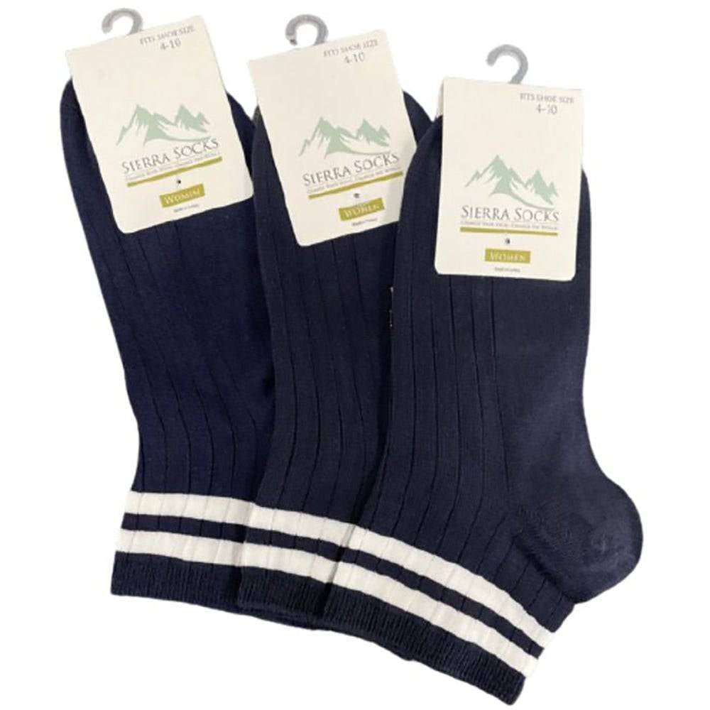 Rayon Ladies Quarter Hi Performance Socks Multi-Packs - Wear Sierra