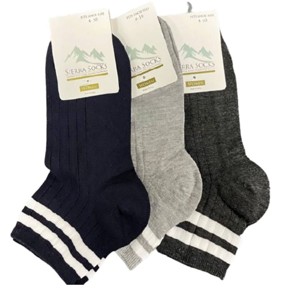 Rayon Ladies Quarter Hi Performance Socks Multi-Packs - Wear Sierra
