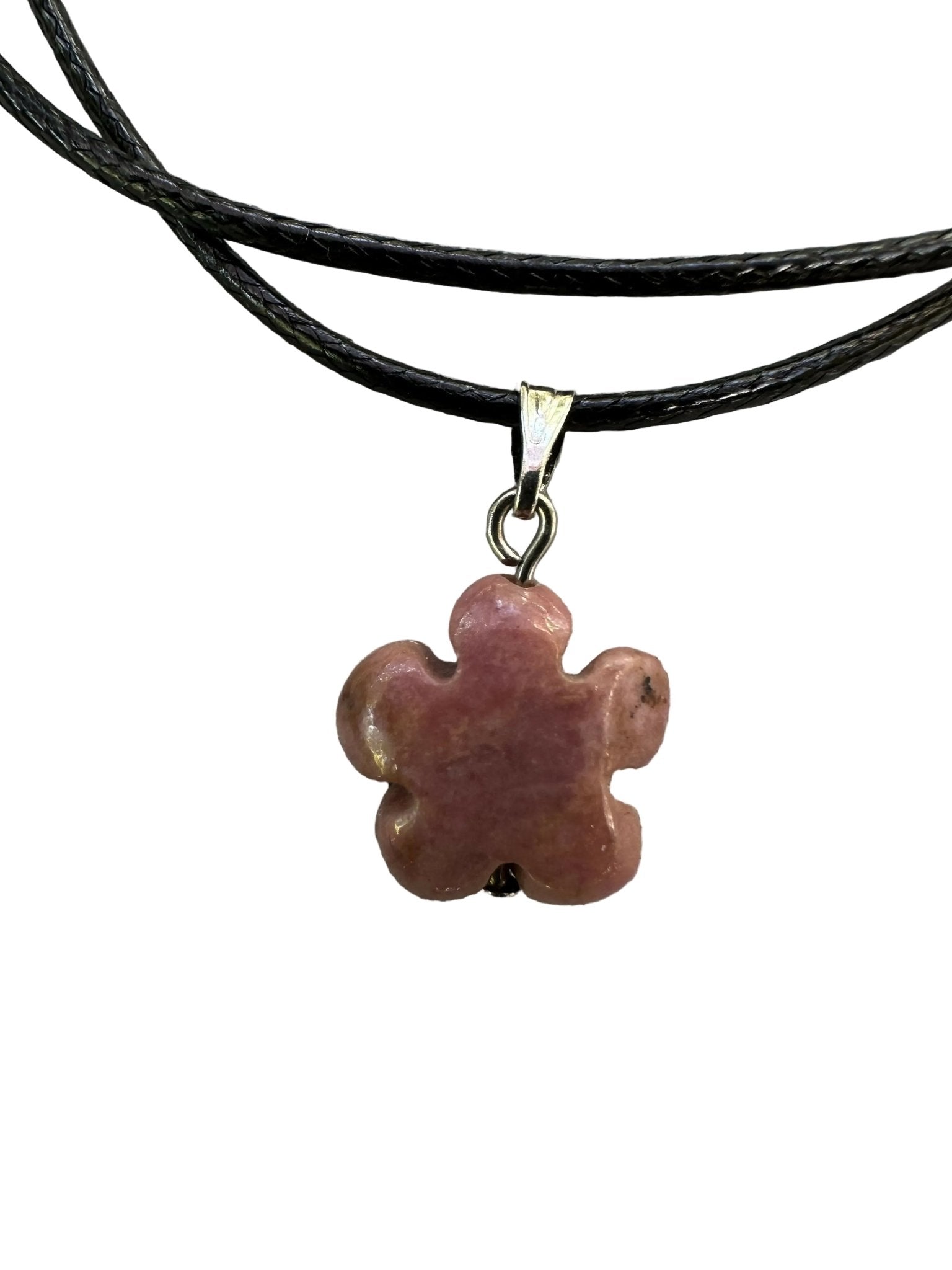 Rhodonite Natural Stone Bracelet with Matching Necklace - Wear Sierra