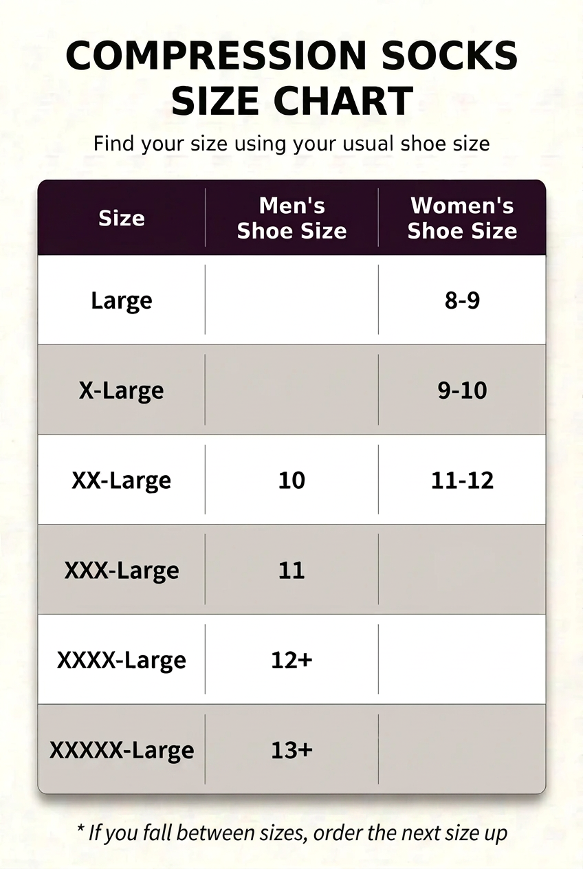 Compression Knee-High Socks for Men & Women – Soft, Everyday Support and Comfort (15-20mmHg)