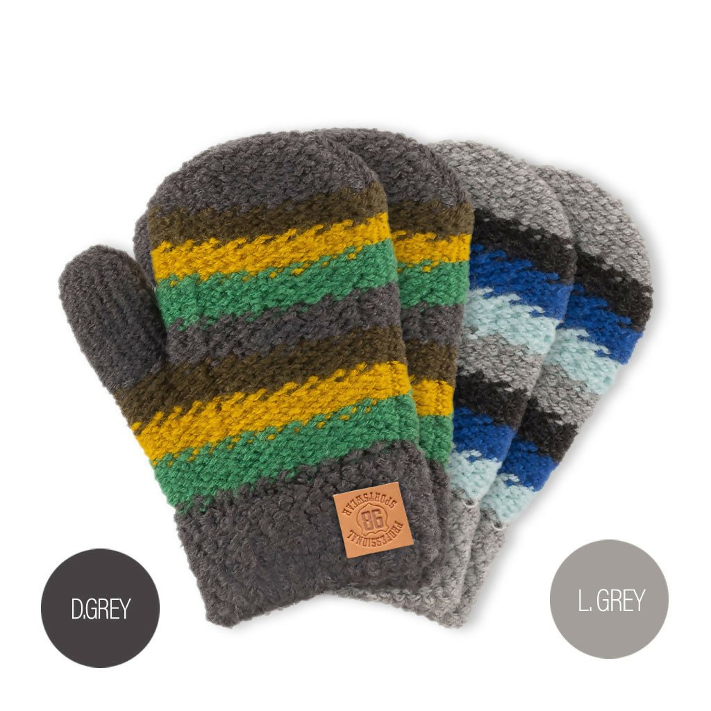 Soft Knit Mittens for Baby or Toddler - 2 Pack Gloves for Kids - Wear Sierra