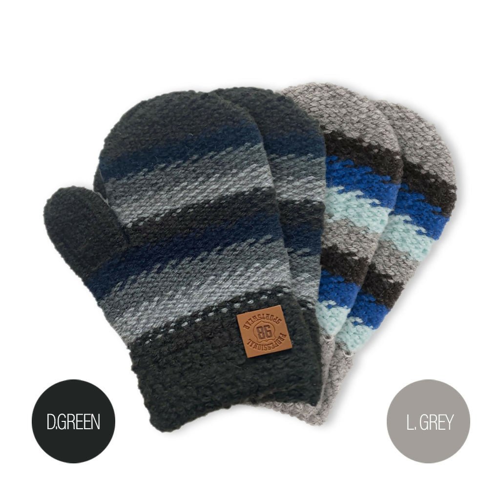 Soft Knit Mittens for Baby or Toddler - 2 Pack Gloves for Kids - Wear Sierra