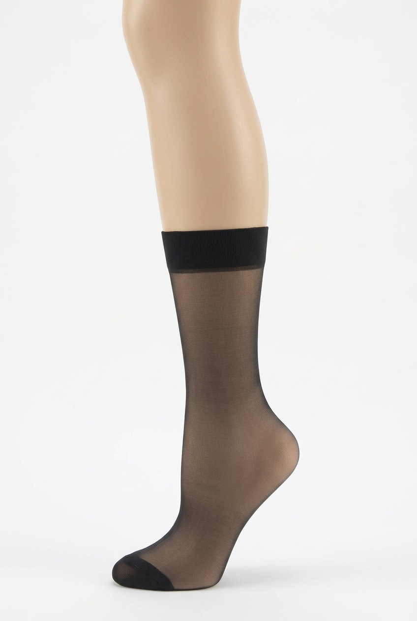 Women's Sheer Ankle Highs 6-Pack Regular & Queen Sizes
