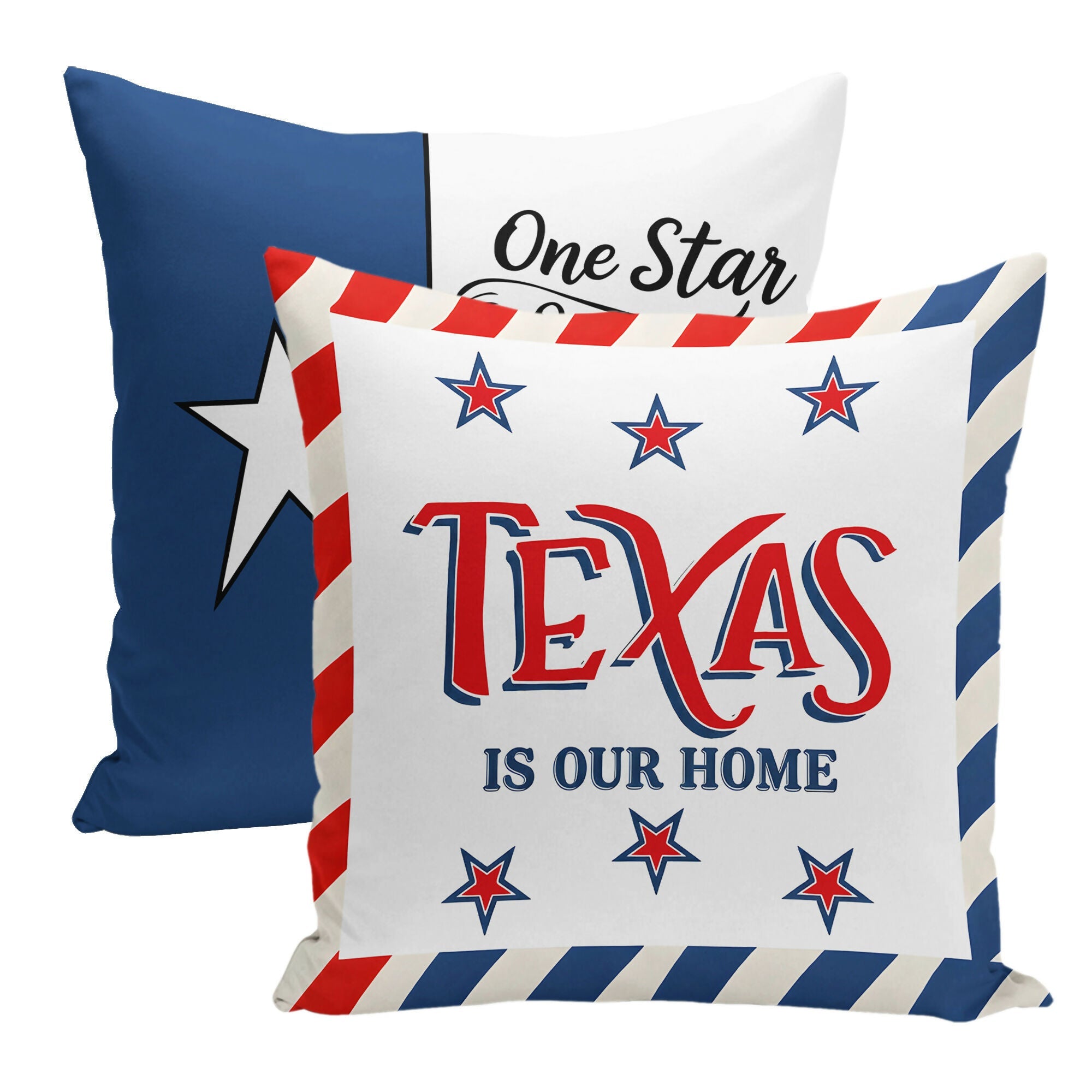 Texas Themed Throw Pillow Covers - Perfect Housewarming Idea or Gift for Texas Fans - Wear Sierra