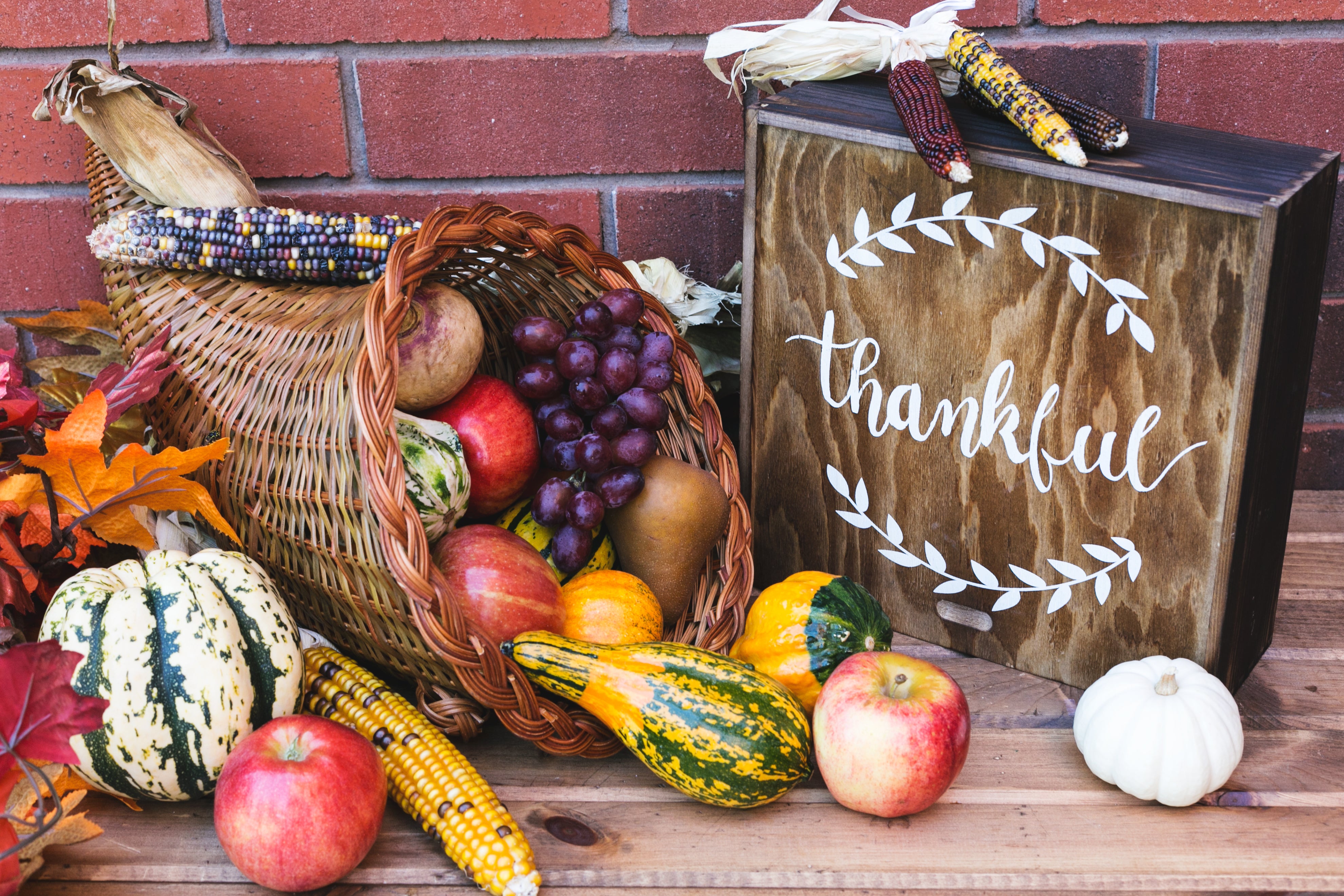 Thanksgiving cornucopia