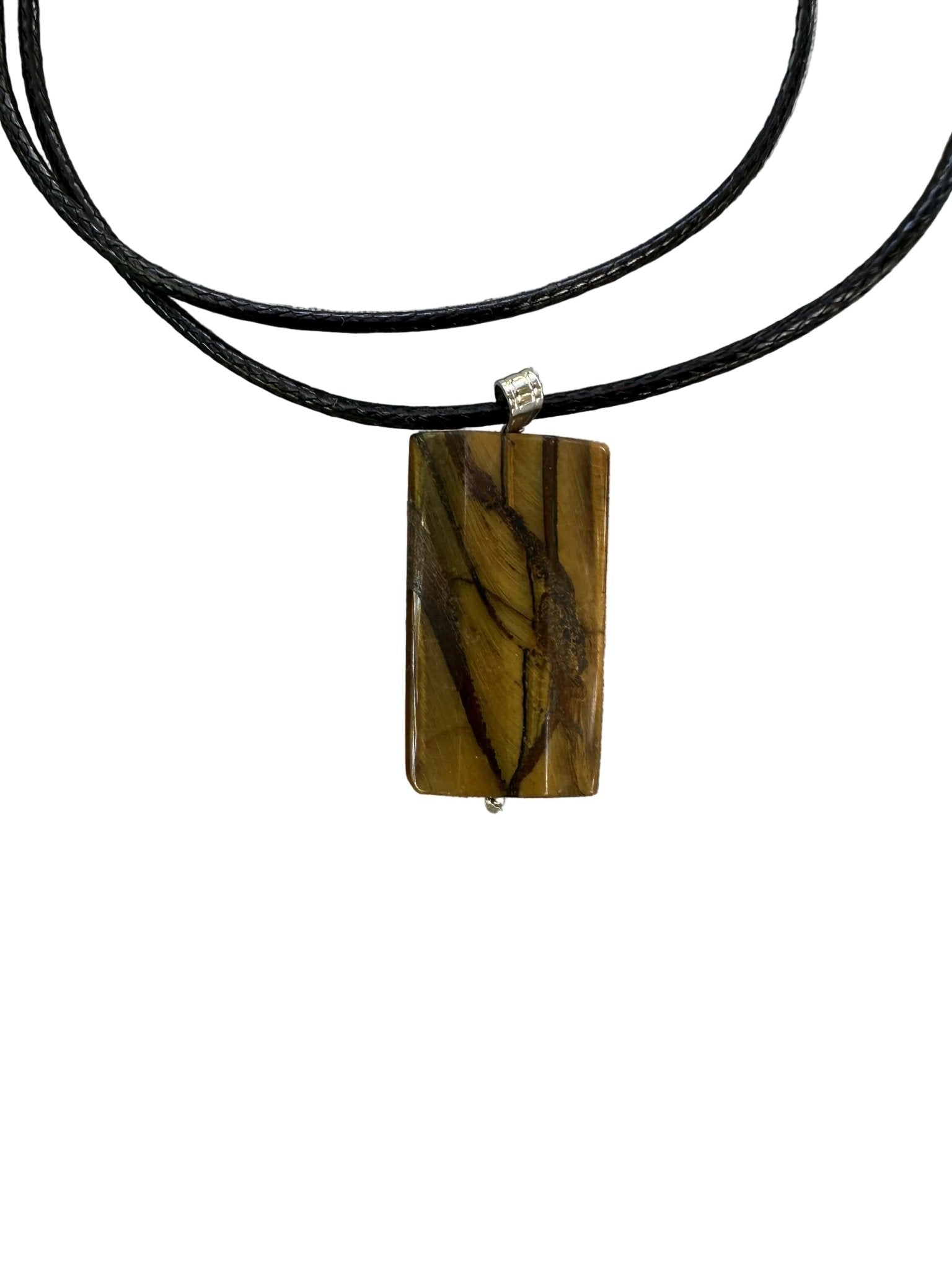 Tiger’s Eye Natural Stone Bracelet with Matching Necklace - Wear Sierra