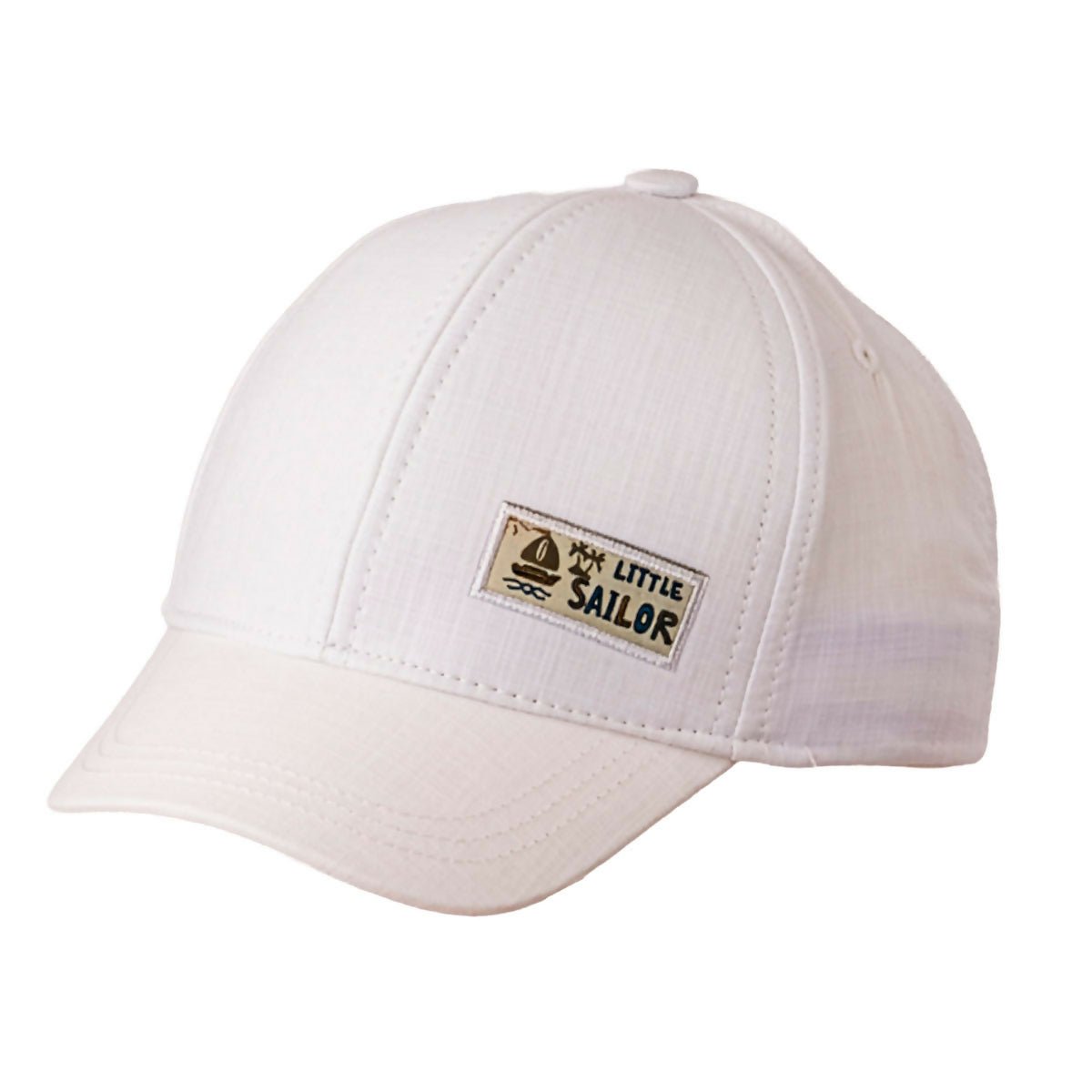 Toddler Boys Cap With Little Sailor Front Patch, Fits Ages 1 Year - 4 Years - Wear Sierra