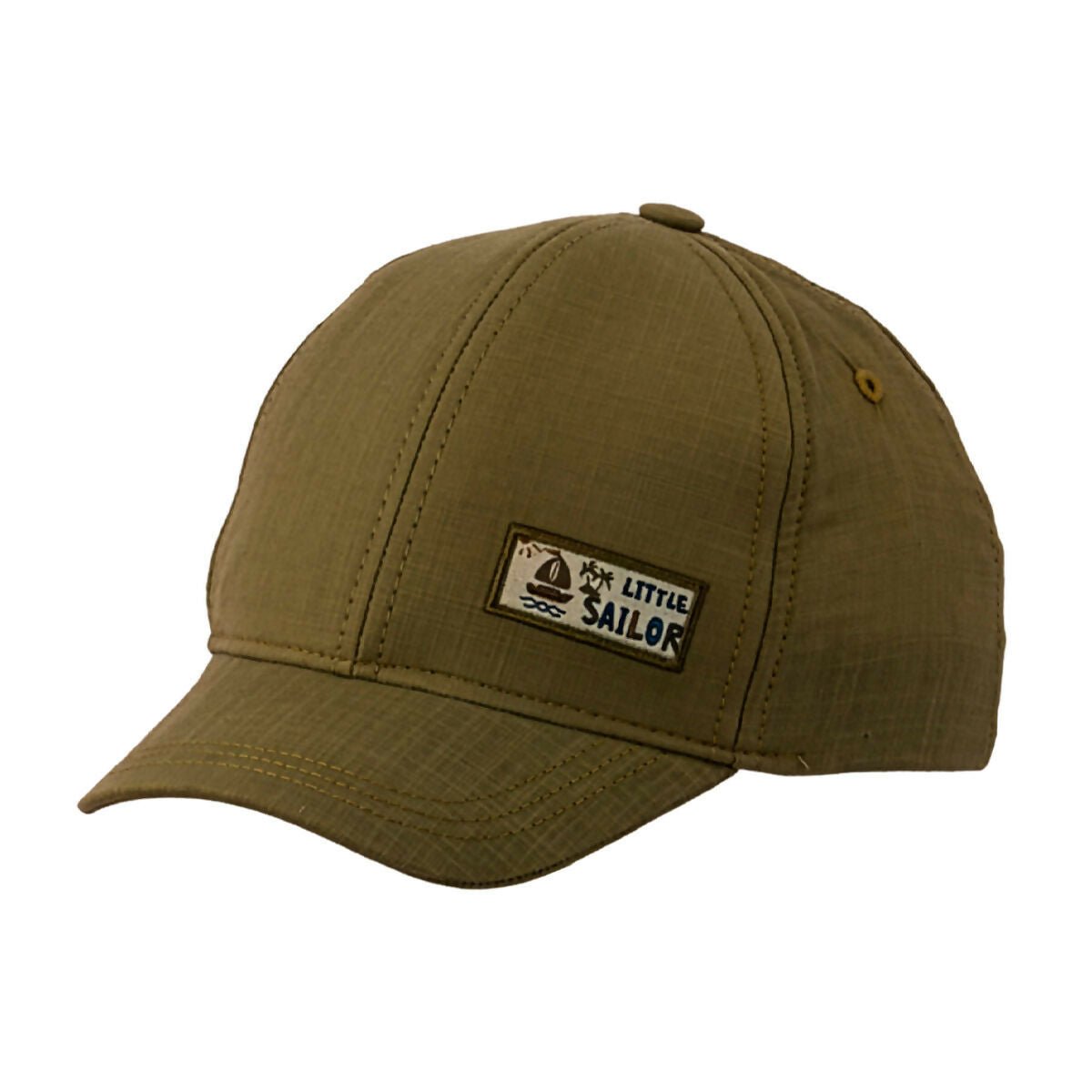 Toddler Boys Cap With Little Sailor Front Patch, Fits Ages 1 Year - 4 Years - Wear Sierra