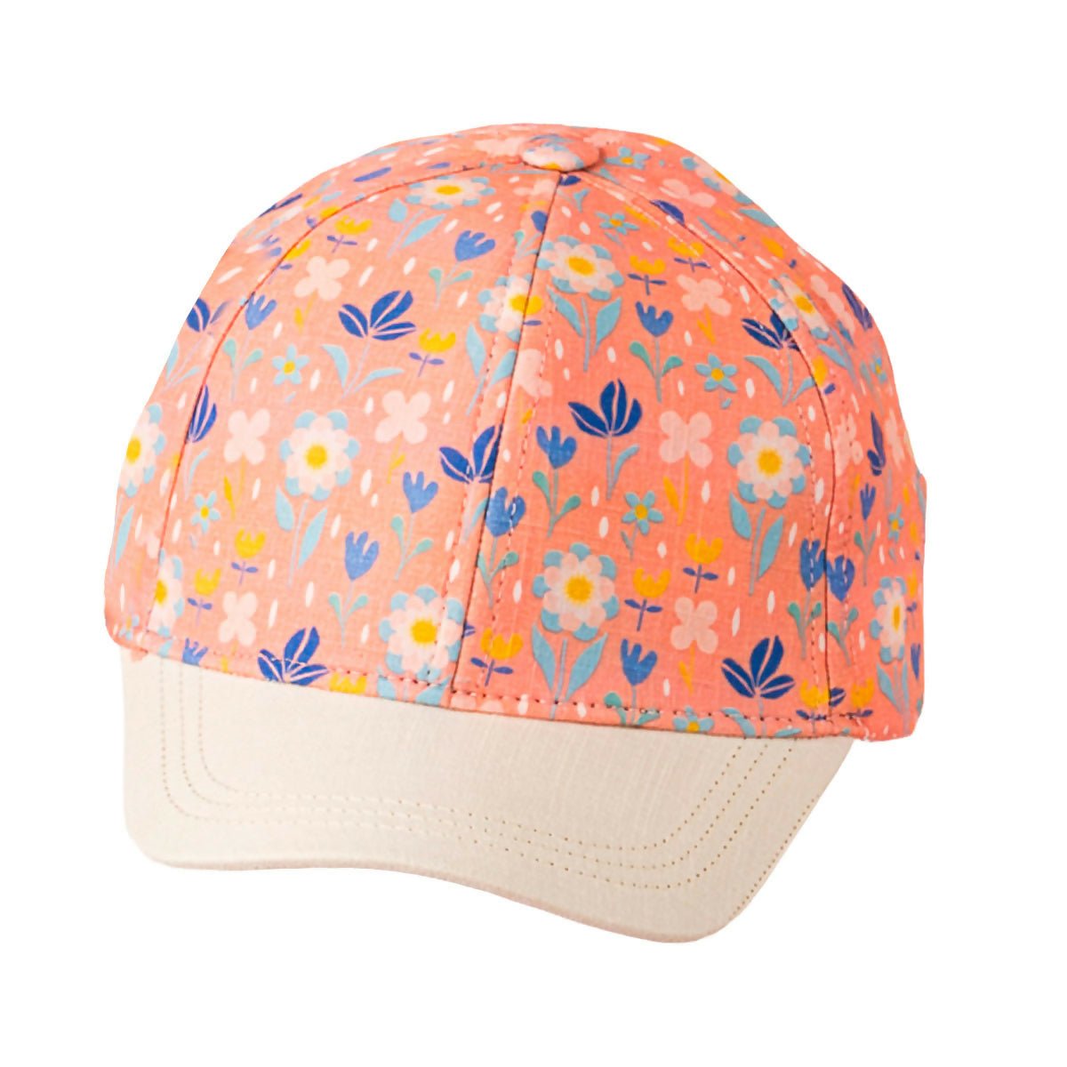 Toddler Girls Floral Sun Hat - Fits Ages 1 Year - 4 Years - Wear Sierra