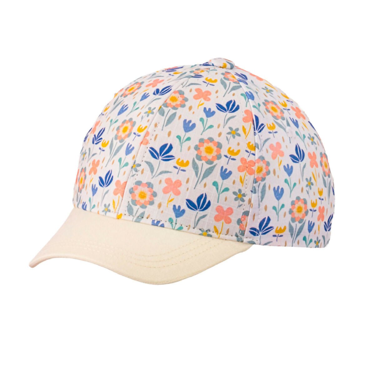 Toddler Girls Floral Sun Hat - Fits Ages 1 Year - 4 Years - Wear Sierra