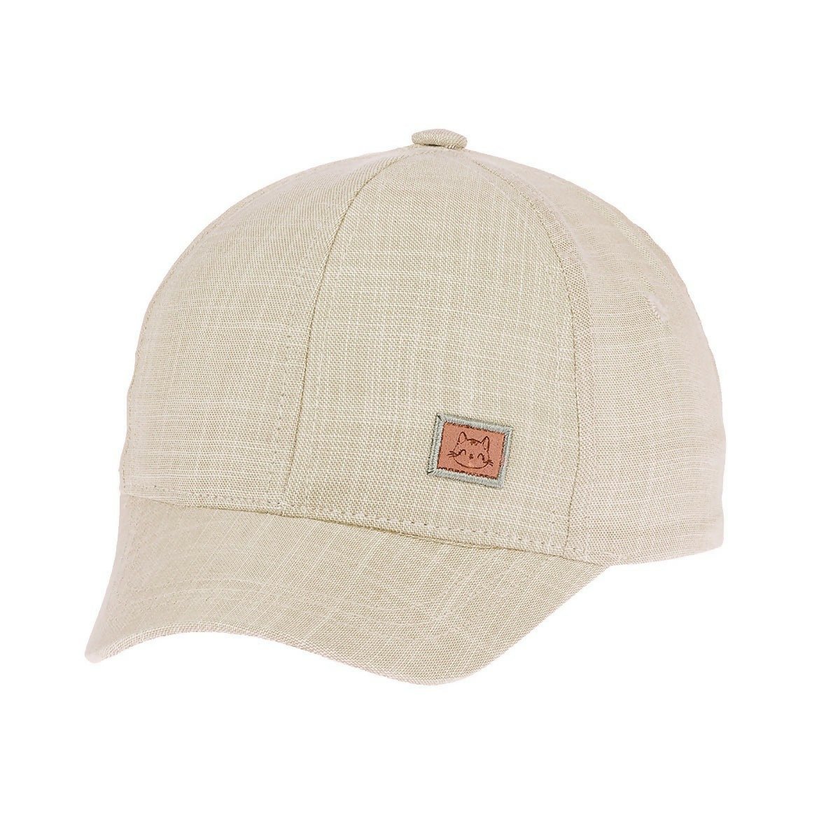 Toddler Girls Linen Hat With Kitten Front Patch, Fits Ages 1 Year - 4 Years - Wear Sierra