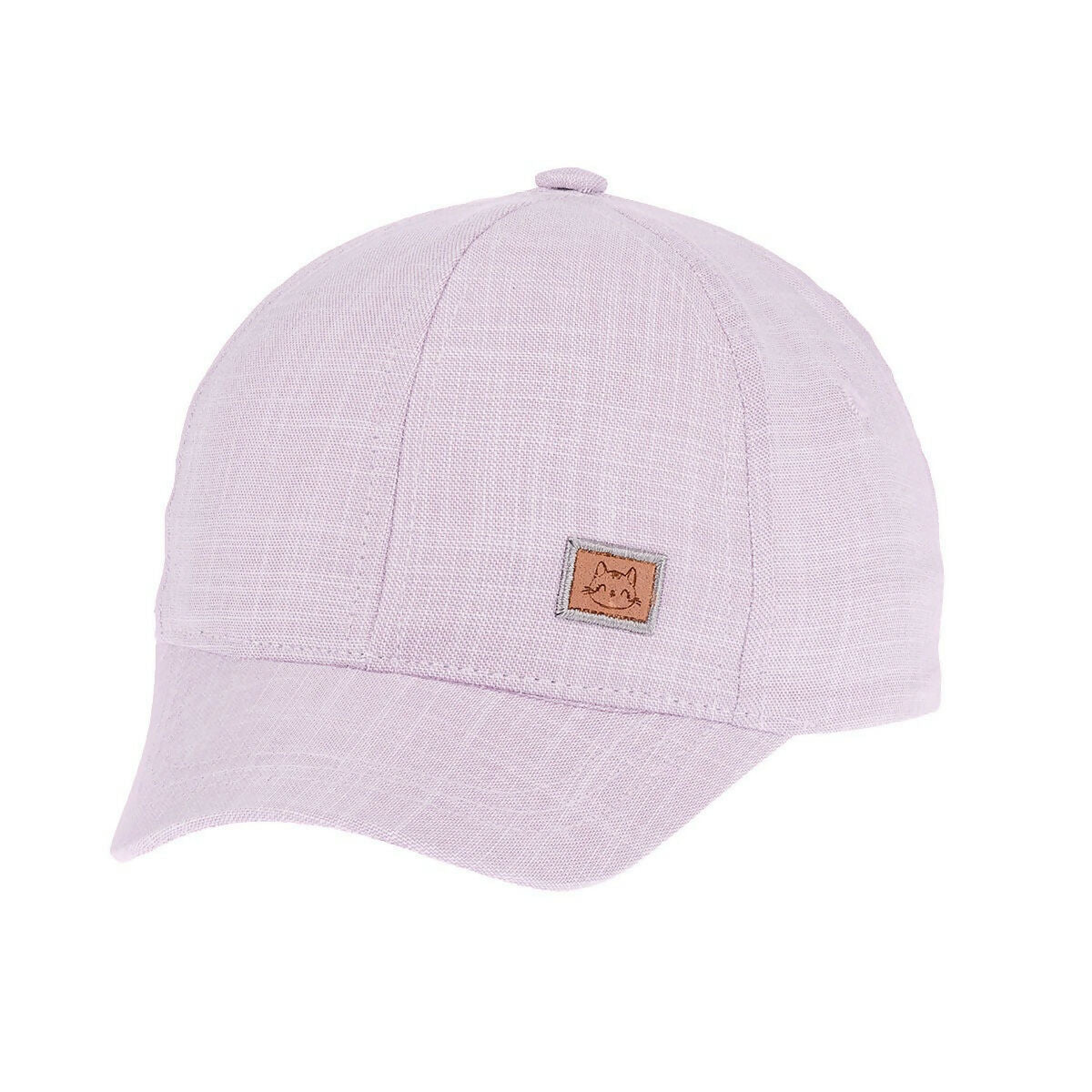 Toddler Girls Linen Hat With Kitten Front Patch, Fits Ages 1 Year - 4 Years - Wear Sierra