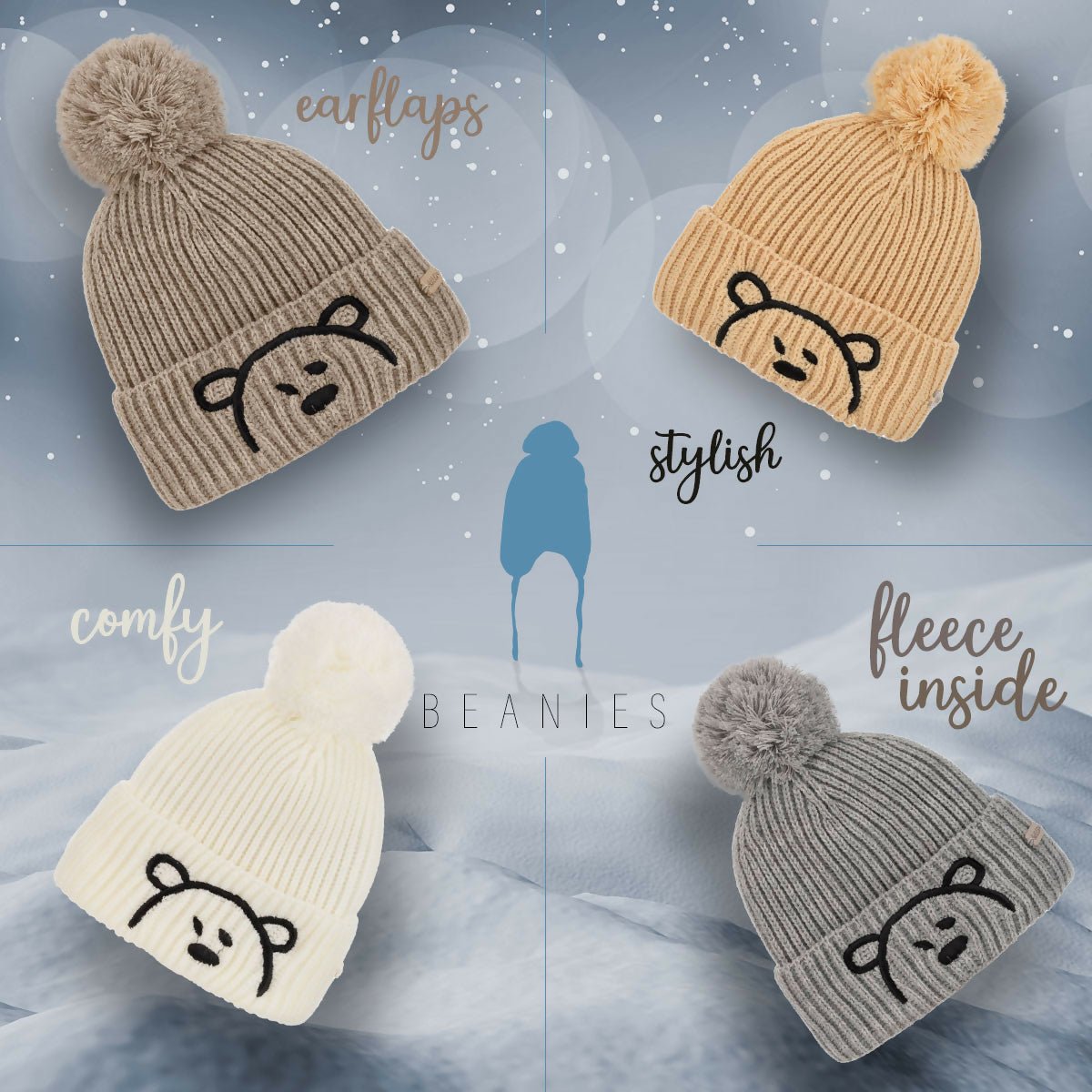 Toddler Knitted Winter Beanie For Boys and Girls - Wear Sierra
