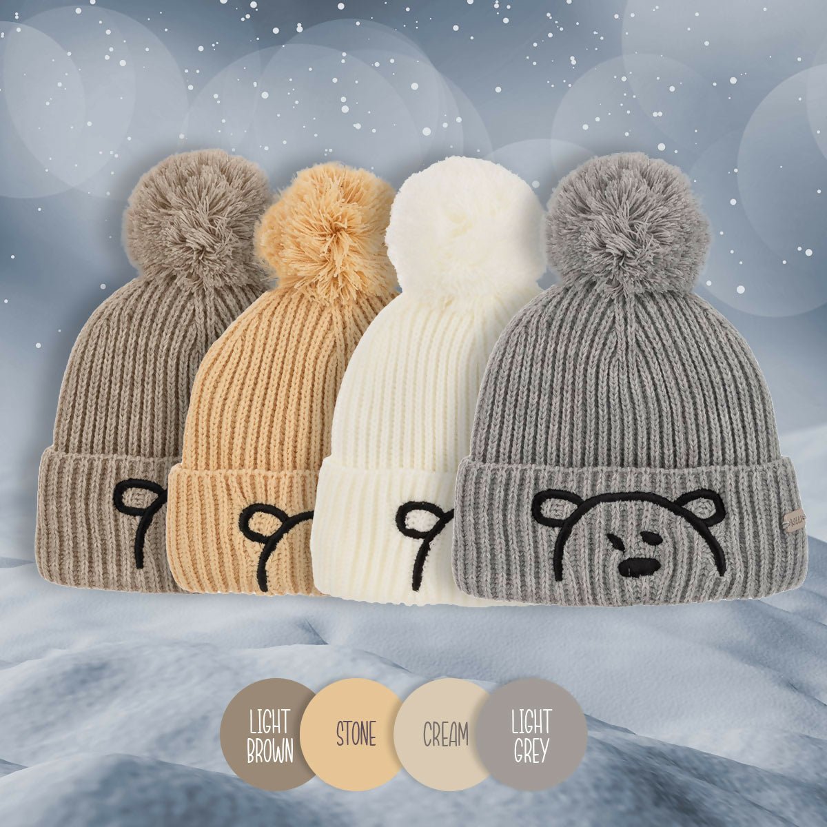 Toddler Knitted Winter Beanie For Boys and Girls - Wear Sierra