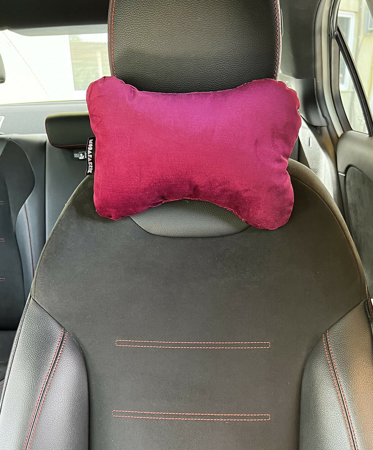 Travel Neck Pillow for Car or SUV with Elastic Strap - Wear Sierra