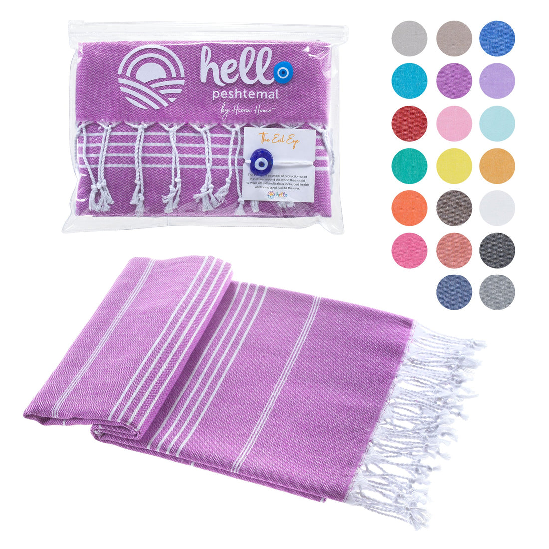 Turkish Cotton Beach Towel, Prewashed, Soft, Absorbent, Quick Dry, Oversized Bath Towels for Bathroom, Pool, Travel, Picnics, Size 39" x 71" - Wear Sierra